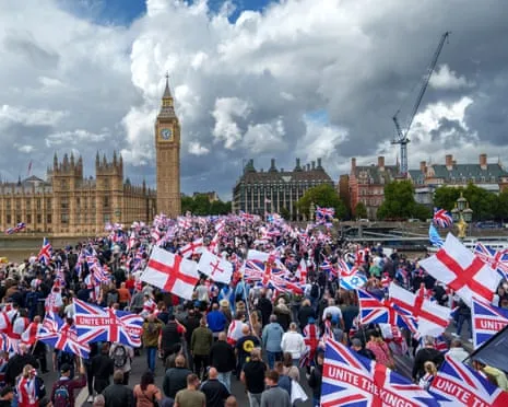 Departing from the UK Tommy Robinson March: A Troubling Observation