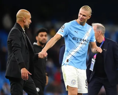 Haaland Joins Elite Champions League Half-Century Group, Praised by Guardiola as Ronaldo and Lionel Messi's Peer