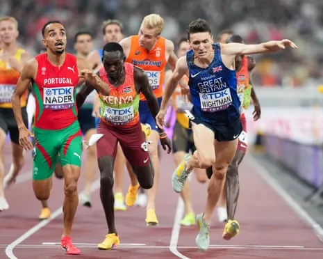 Britain's Jake Wightman Narrowly Misses Gold as Portuguese Isaac Nader Claims Stunning 1500m Win