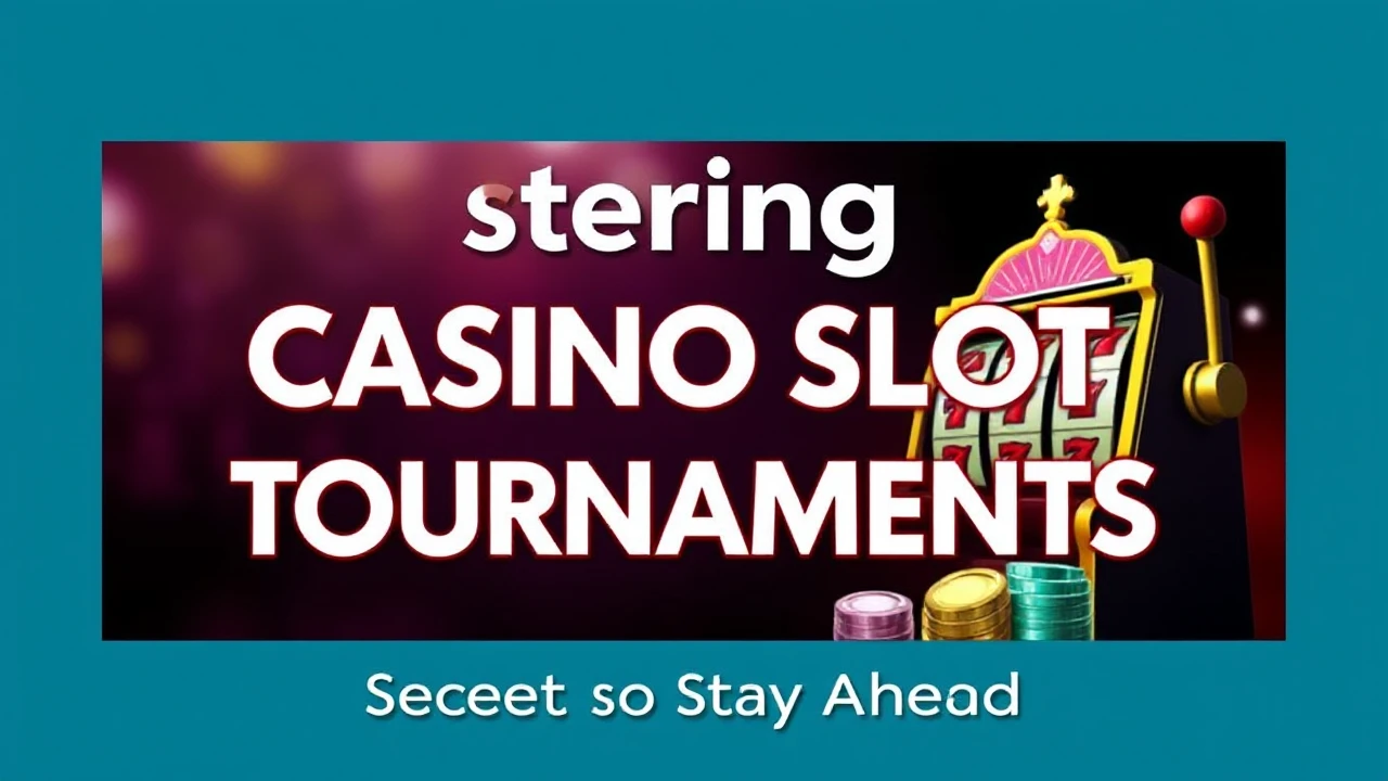 Mastering Casino Slot Tournaments: Secrets to Stay Ahead
