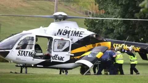 Several law enforcement personnel injured by gunfire in the state of Pennsylvania, with three in serious health status