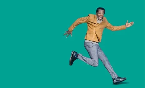 The Comedian Stephen K Amos: ‘My Feet Are a Disaster’ Plus They’re Connected to the Skinniest Limbs Anyone Has Seen.