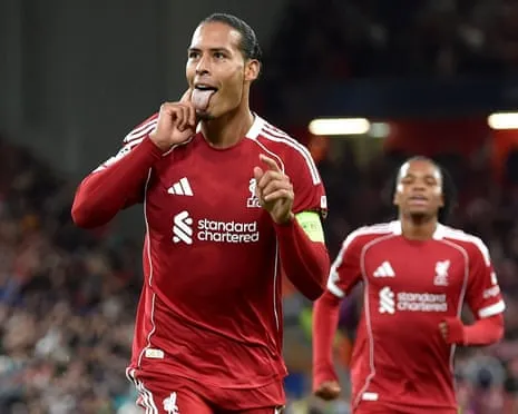 Virgil van Dijk nods late winner in clash with Spanish giants